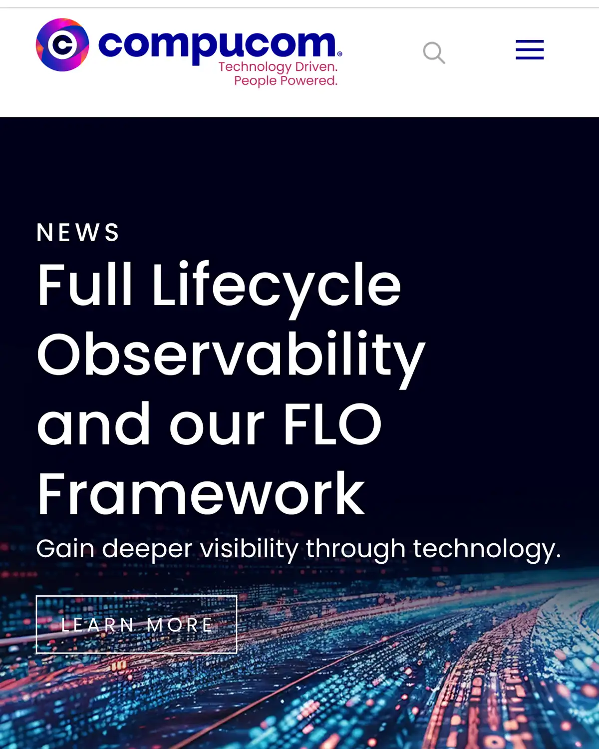 CompuCom website preview